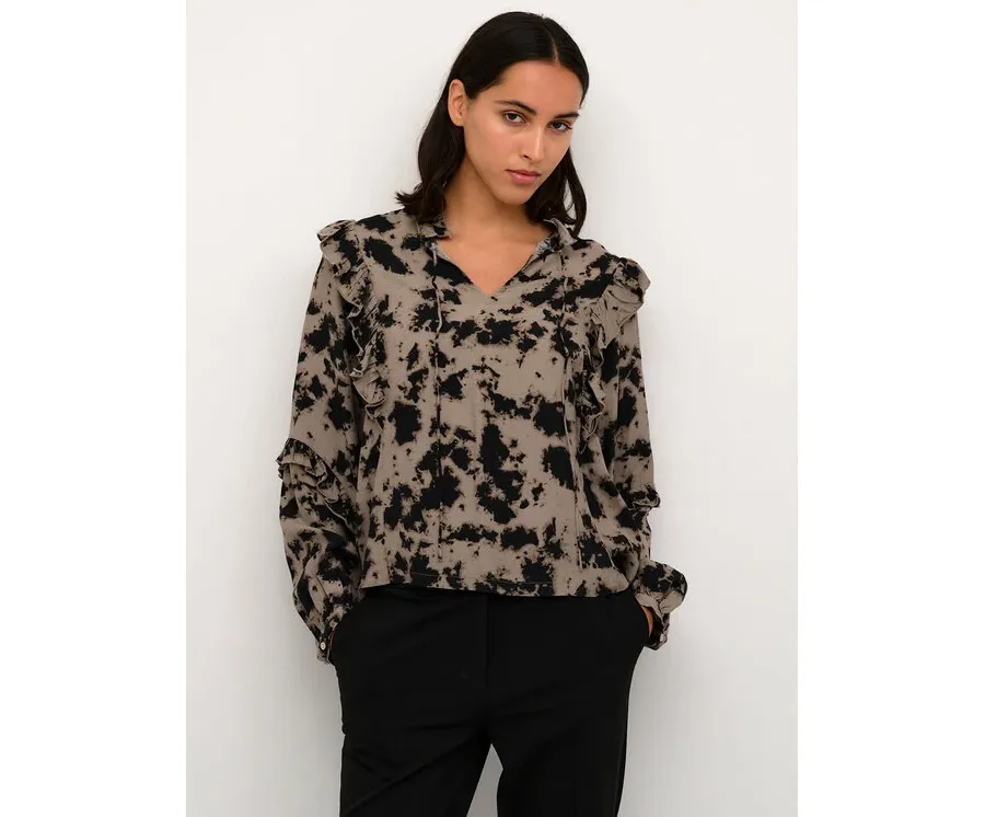 obrazek 1 Karen by Simonsen Bluzka Kalinkakb 10104571 Brązowy Straight Fit