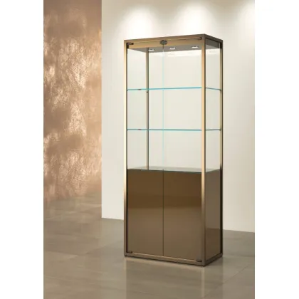 Zdjęcie Stylowa witryna sklepowa z rurek żeliwnych i szkła