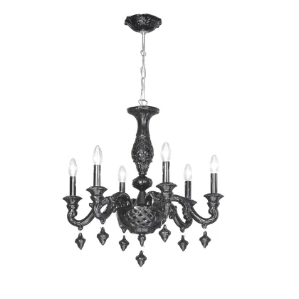 Picture A unique black ceramic chandelier