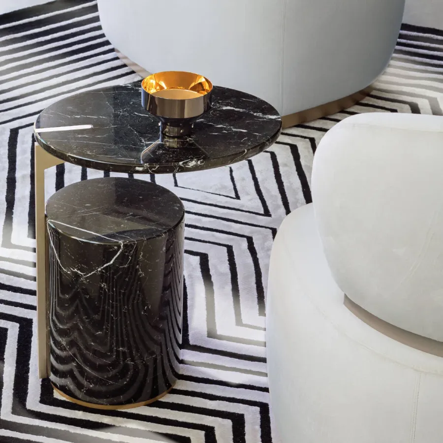 obrazek 4 Niespotykany włoski stolik serwisowy do salonu - w stylu modernistycznym