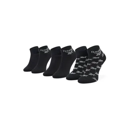 Zdjęcie Reebok Zestaw 3 par wysokich skarpet unisex Cl Fo Ankle Sock 3P GG6675 Czarny