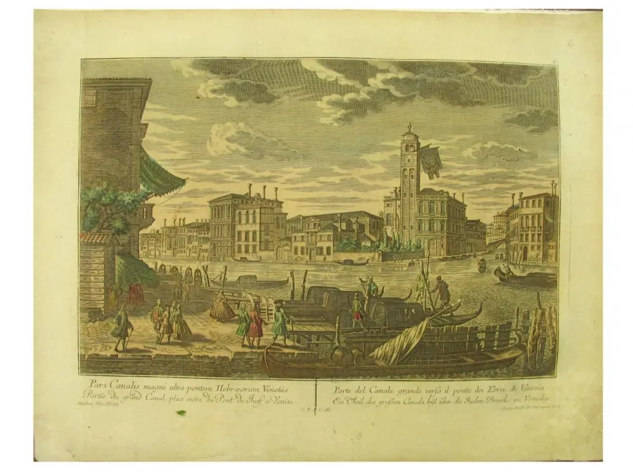 obrazek 1 Georg Balthasar Probst, Widok na Canal Grande, 1770.