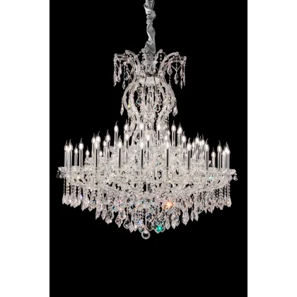 Zdjęcie Luksusowy włoski żyrandol wykonany ze szkła