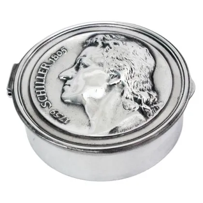 Picture A unique box decorated with Schiller's image