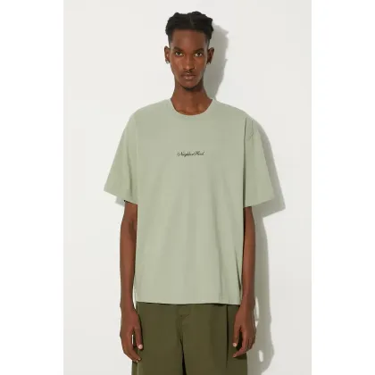Zdjęcie NEIGHBORHOOD t-shirt Tee SS-8 męski kolor zielony z nadrukiem 241PCNH.ST08