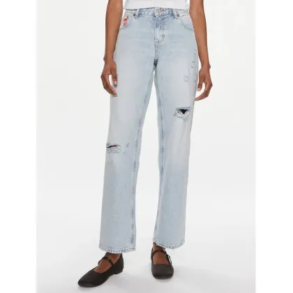 Zdjęcie Tommy Jeans Jeansy Sophie DW0DW18111 Niebieski Straight Fit