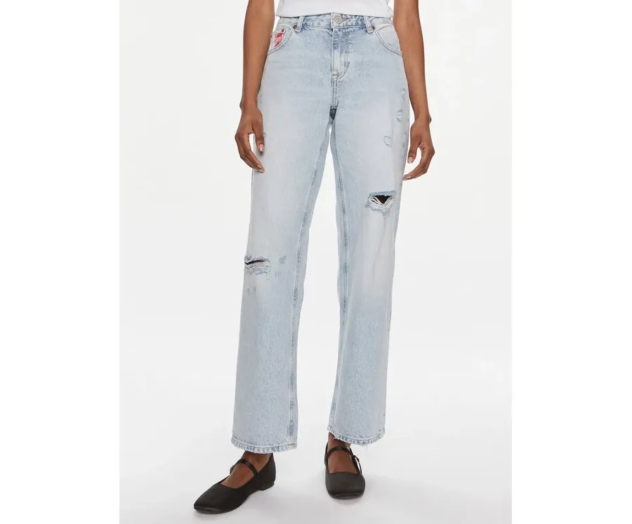 obrazek 1 Tommy Jeans Jeansy Sophie DW0DW18111 Niebieski Straight Fit