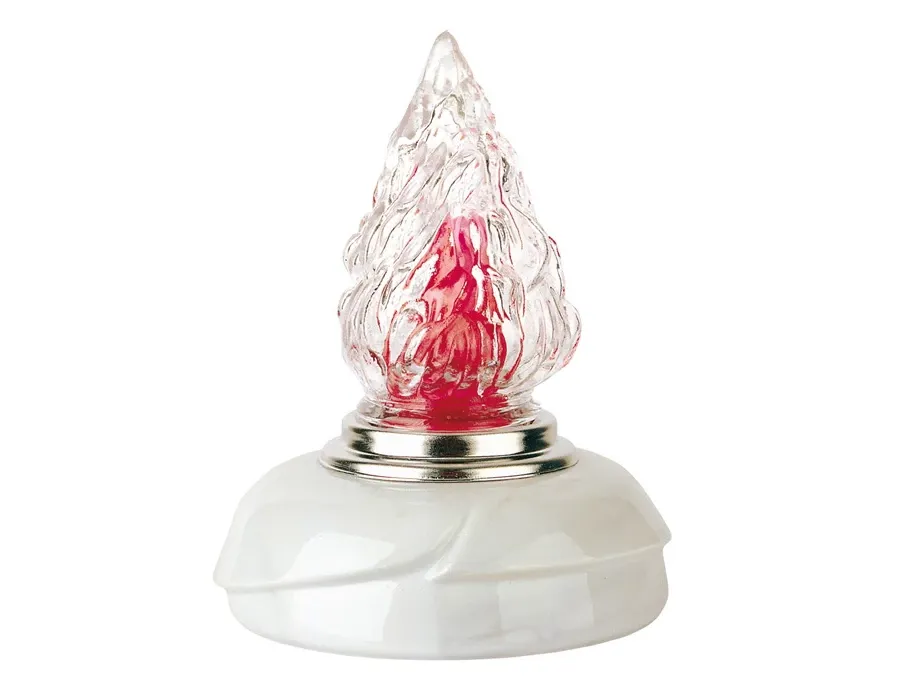 obrazek 1 Stylowa lampka wotywna z porcelany na nagrobki