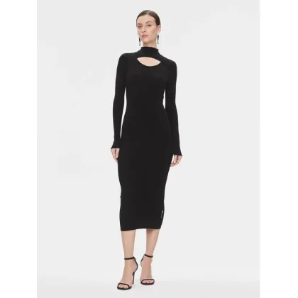 Zdjęcie Hugo Sukienka dzianinowa Soritexa 50502242 Czarny Slim Fit HUGO