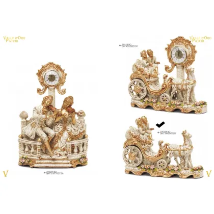 Picture Scottish carriage with Swarovski flowers - Valle d'oro Patchi