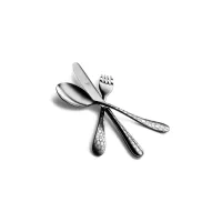 Picture Luxurious Italian set of 6 stainless steel table spoons