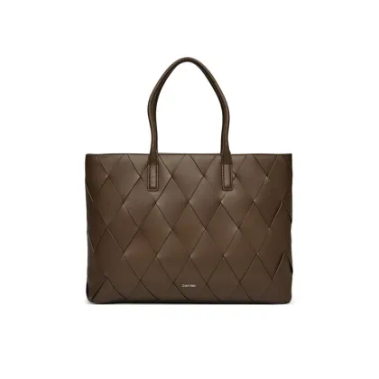 Zdjęcie Calvin Klein Torebka Ck Woven Medium Shopper K60K612994 Brązowy