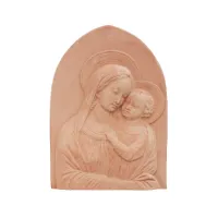 Picture Italian garden bas-relief Madonna and Child – Goti Terrecotte