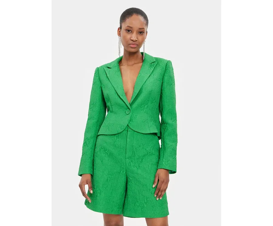obrazek 1 Custommade Bermudy Nanna 999459723 Zielony Regular Fit