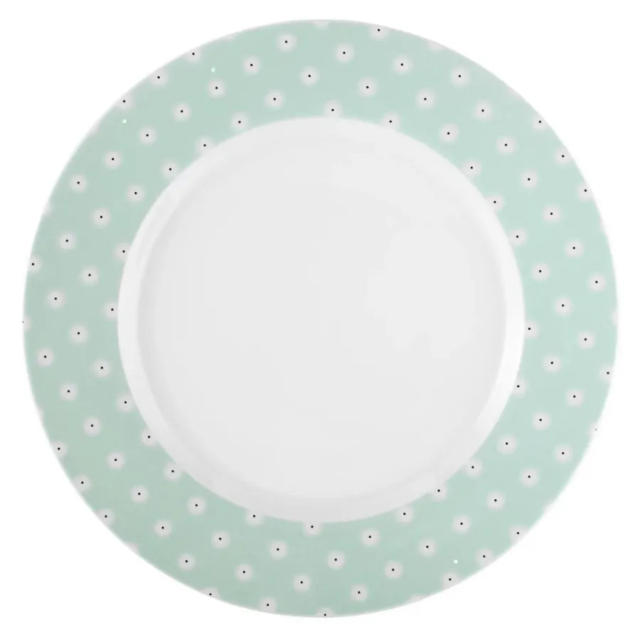 obrazek 1 Okrągły duży talerz obiadowy z porcelany 28 cm z Niemiec - Seltmann Weiden