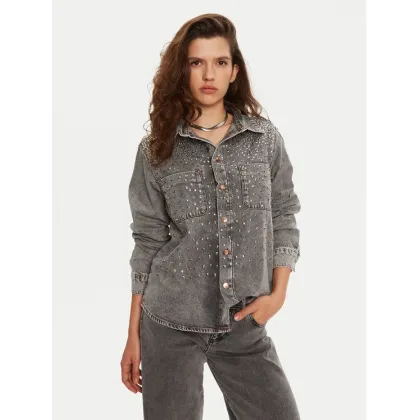 Zdjęcie One Teaspoon Koszula jeansowa 26691 Szary Regular Fit