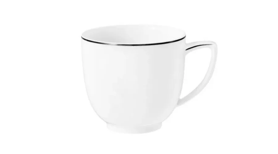 obrazek 1 Porcelanowa filiżanka do kawy z czarnym zdobieniem w stylu klasycznym - Tettau