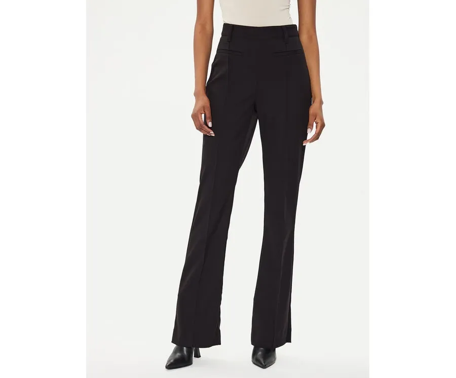 obrazek 1 Gestuz Spodnie materiałowe 10908149 Czarny Wide Leg