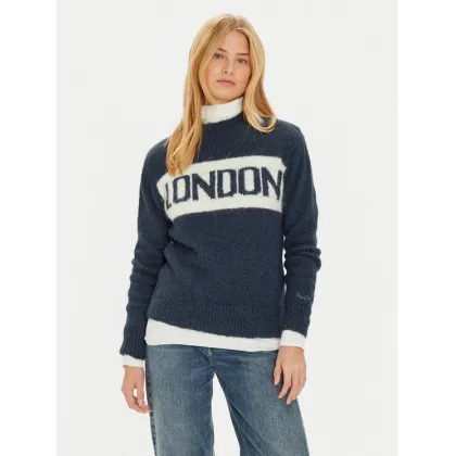 Zdjęcie Pepe Jeans Sweter Hilda PL702227 Granatowy Regular Fit