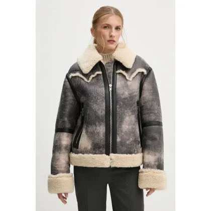 Zdjęcie Stand Studio kurtka Lessie Jacket damska kolor szary przejściowa oversize 61957-9073