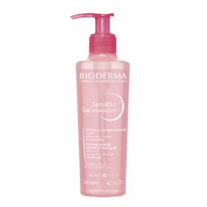 Zdjęcie Bioderma Sensibio Gel Moussant Kojąco-łagodzący żel do mycia twarzy 200 ml