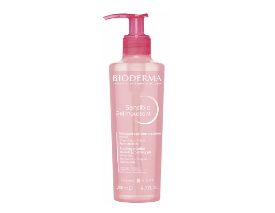 obrazek 1 Bioderma Sensibio Gel Moussant Kojąco-łagodzący żel do mycia twarzy 200 ml