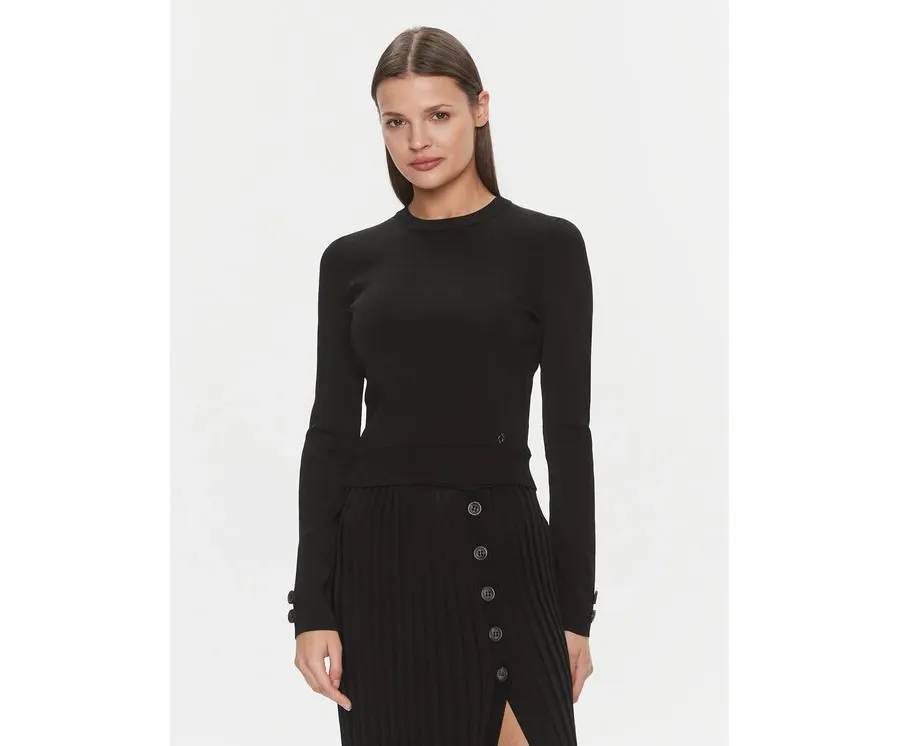 obrazek 1 Guess Sweter Sophie W4RR52 Z3D60 Czarny Slim Fit