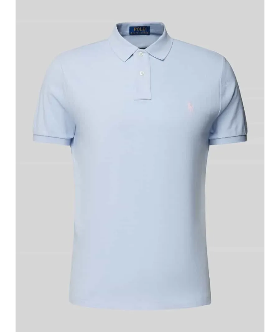 obrazek 1 Koszulka polo o kroju custom fit z czystej bawełny