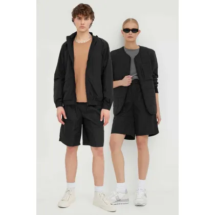 Zdjęcie Rains szorty 18920 Shorts Regular kolor czarny gładkie 18920.01-01Black
