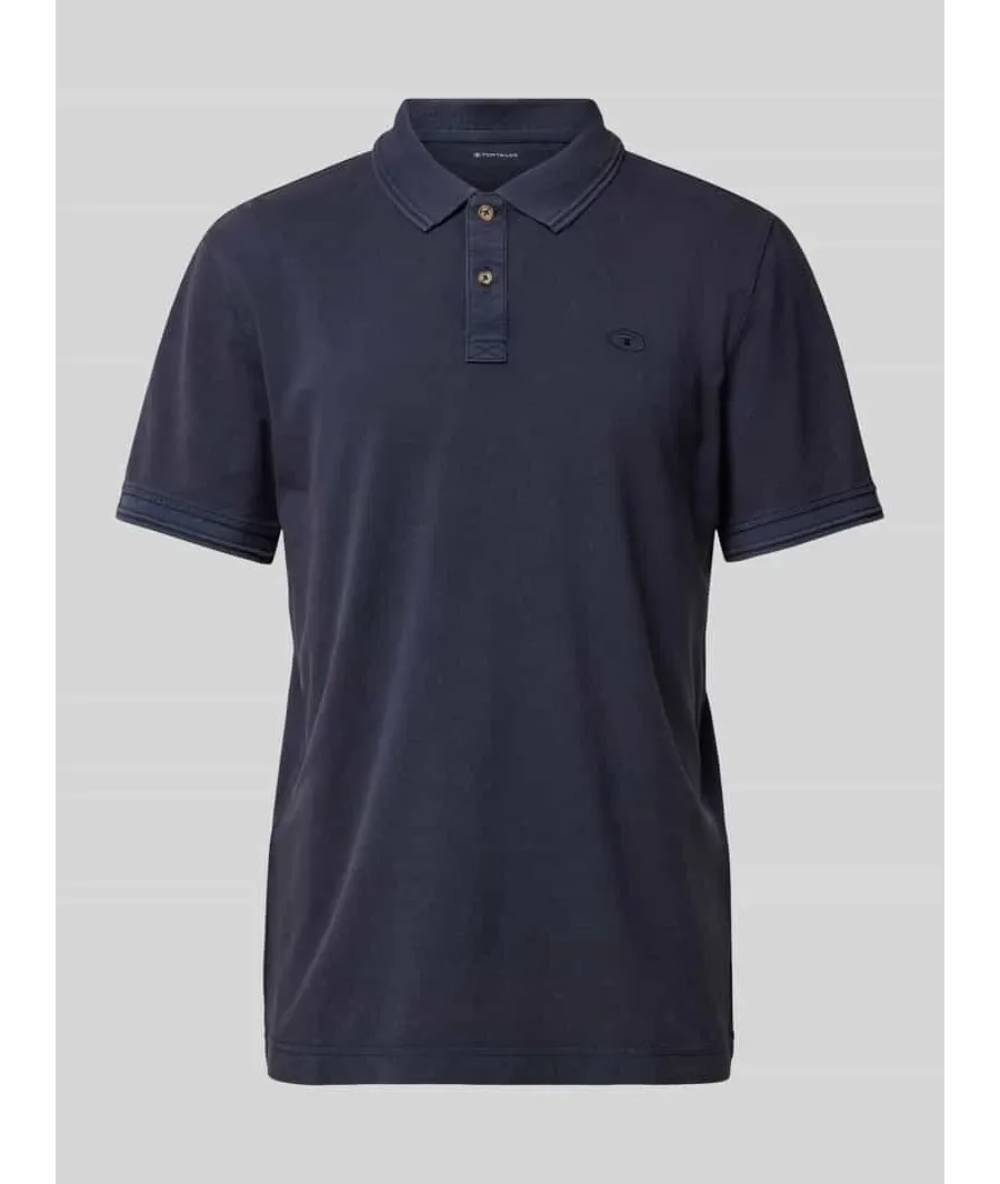 obrazek 1 Koszulka polo o kroju regular fit z efektem znoszenia