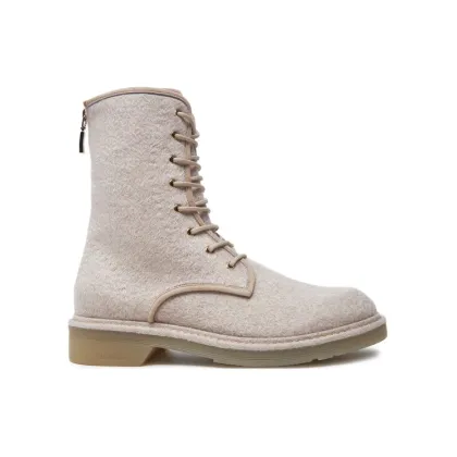 Zdjęcie Max Mara Botki Bakerzip 2424796072600 Beżowy