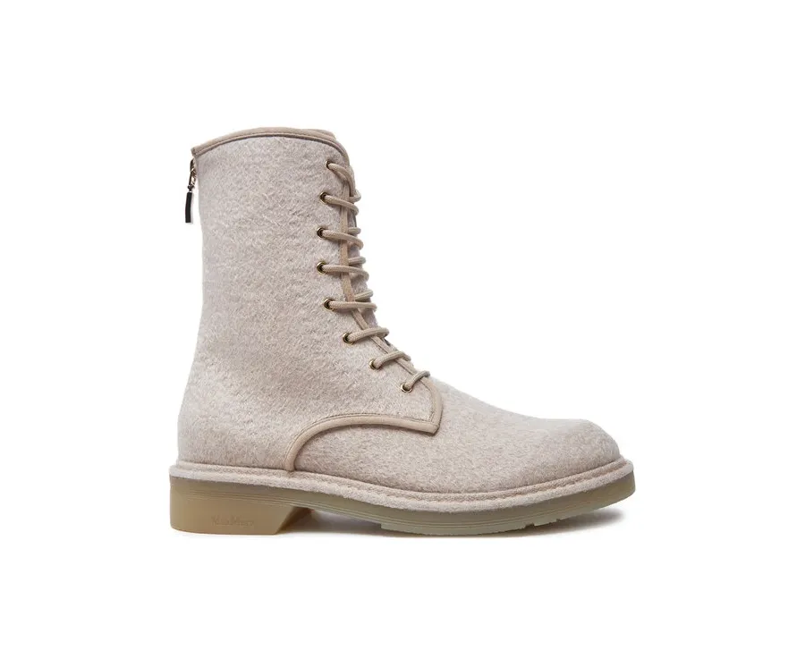 obrazek 1 Max Mara Botki Bakerzip 2424796072600 Beżowy