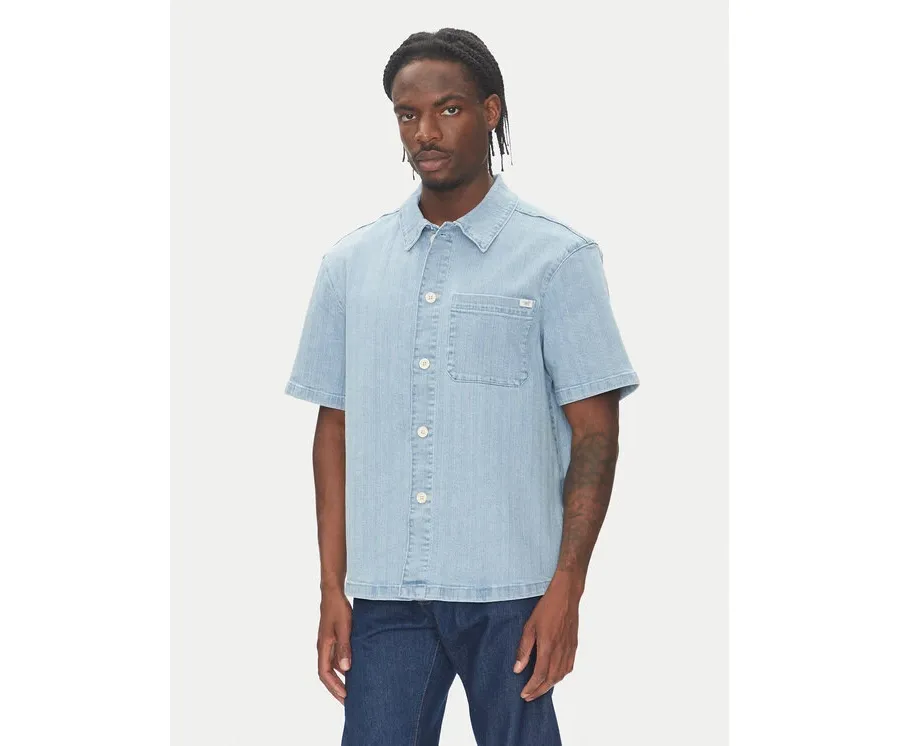 obrazek 1 Mustang Koszula jeansowa Phoenix 1016653 Niebieski Boxy Fit