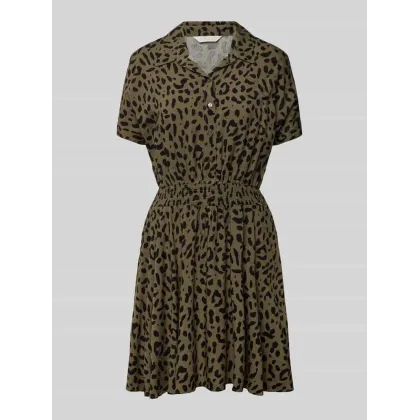Zdjęcie Sukienka o długości do kolan z wiskozy ze zwierzęcym nadrukiem