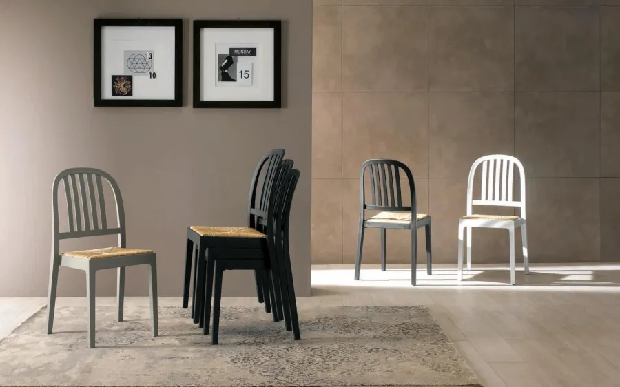obrazek 2 Prestiżowe krzesło do salonu w stylu minimalistycznym – Zamagna Italia