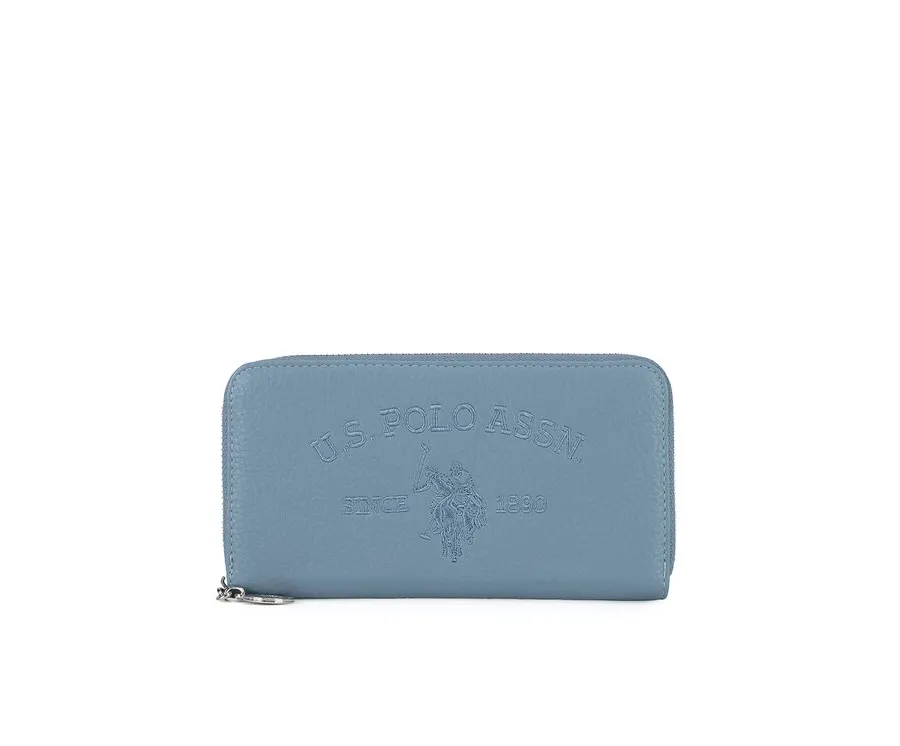 obrazek 1 U.S. Polo Assn. Duży Portfel Damski WIUXT8413WVP Niebieski