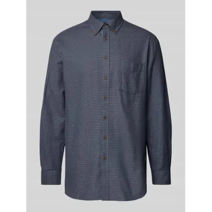 Zdjęcie Koszula casualowa o kroju regular fit z kołnierzykiem typu button down