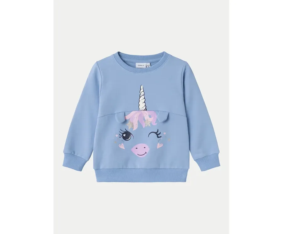 obrazek 1 NAME IT Bluza 13232088 Niebieski Regular Fit