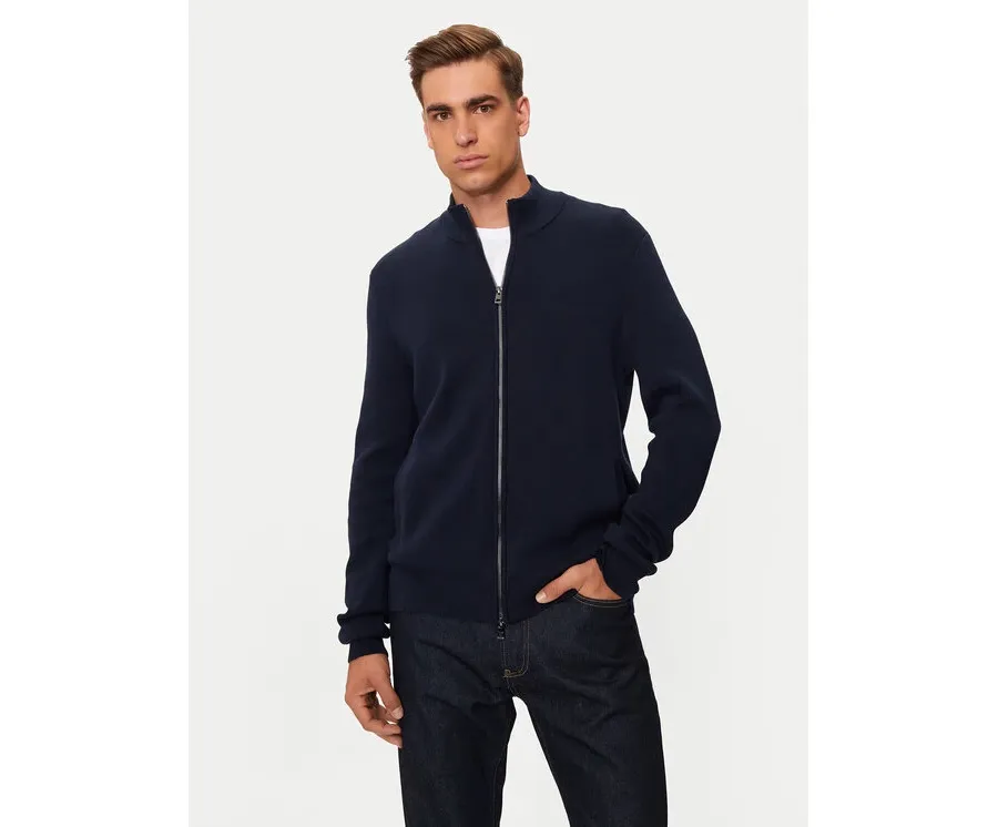 obrazek 1 Michael Kors Sweter CH360AG469 Granatowy Regular Fit