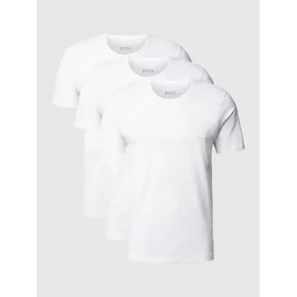 Zdjęcie T-shirt z wyhaftowanym logo, w zestawie 3 szt., model ‘Classic’