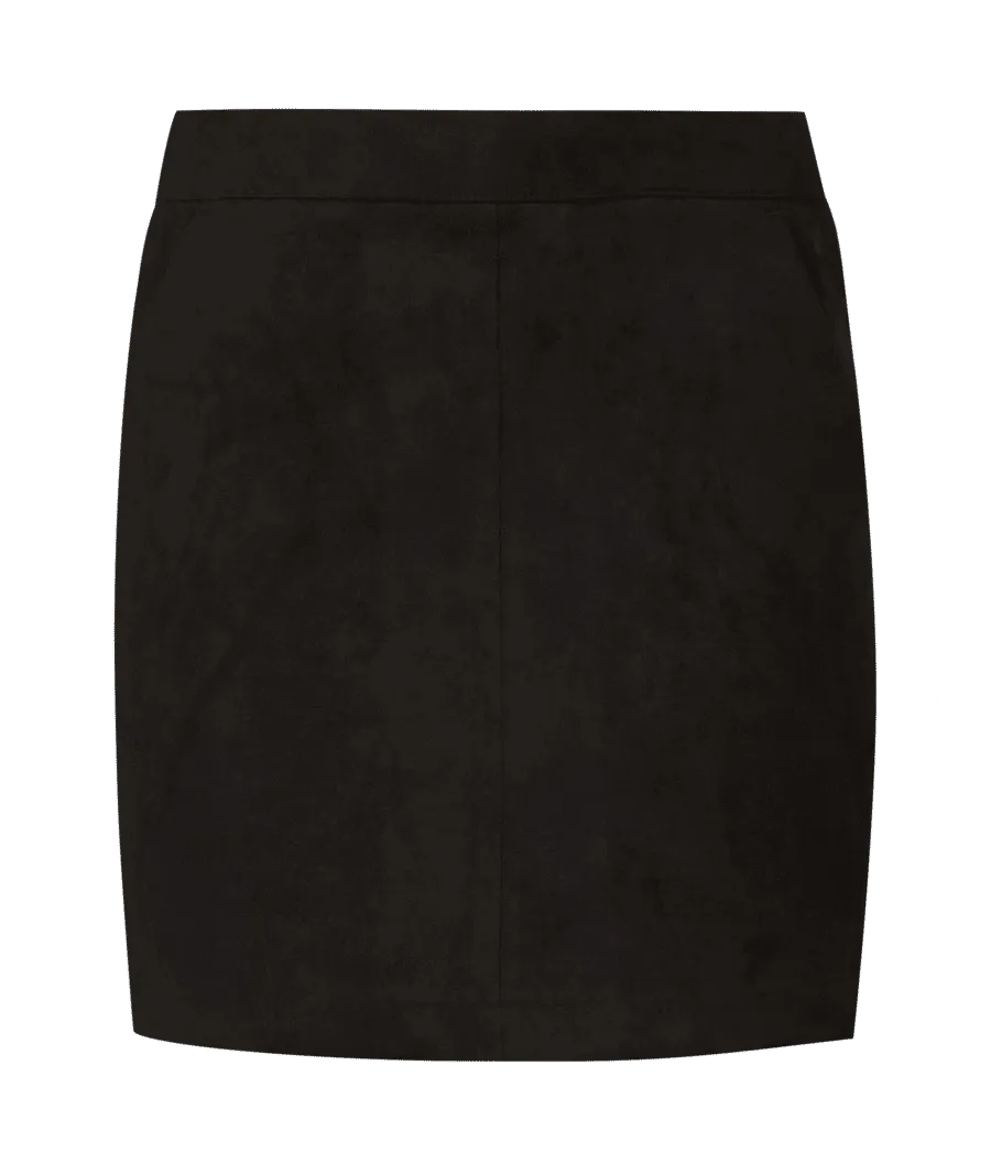 obrazek 1 Spódnica mini z imitacji skóry model ‘DONNA DINA’