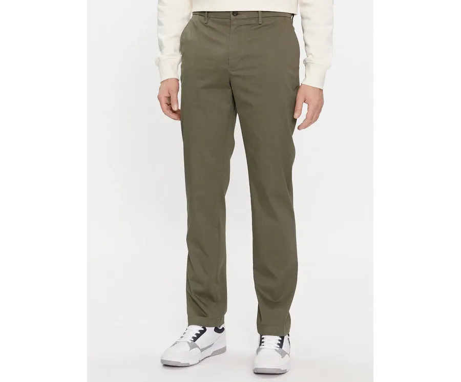 obrazek 1 Tommy Hilfiger Chinosy Denton MW0MW33938 Khaki Slim Fit