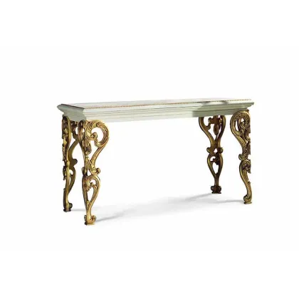 Zdjęcie Antyczna włoska konsola z rzeźbionymi nogami