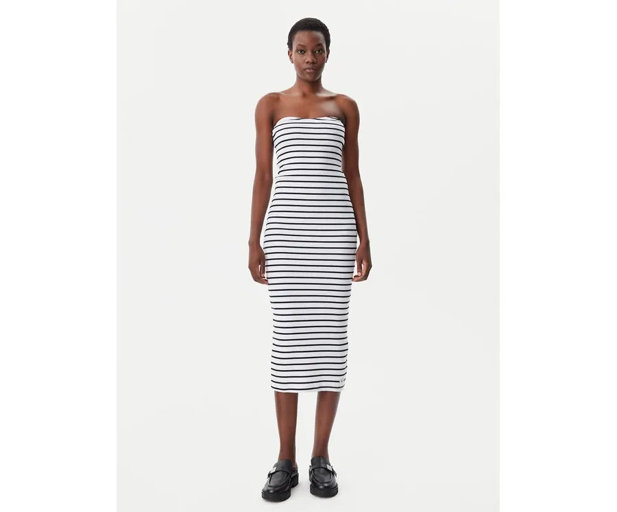 obrazek 1 Calvin Klein Jeans Sukienka letnia J20J225263 Biały Slim Fit