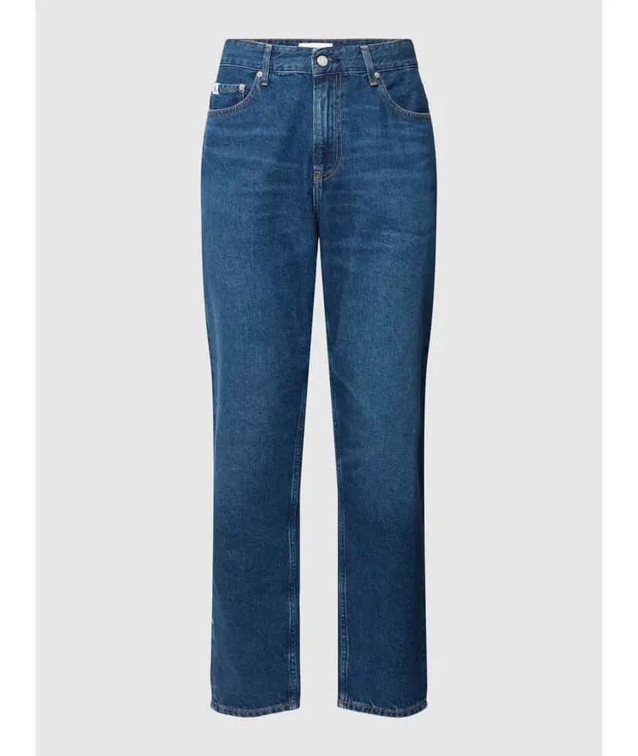 obrazek 1 Jeansy o kroju regular tapered fit z 5 kieszeniami
