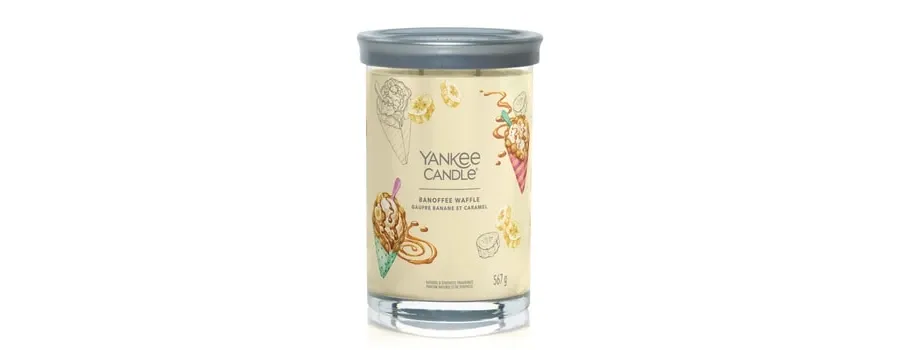 obrazek 1 Yankee Candle Banoffee Waffle Signature Large Tumbler Świeca zapachowa 567 g