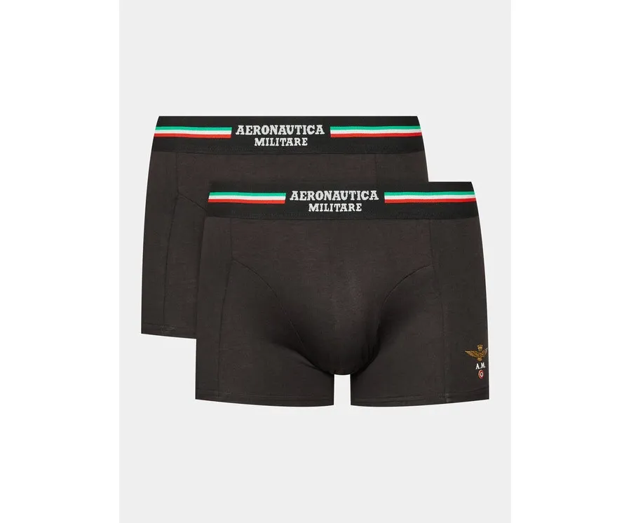 obrazek 1 Aeronautica Militare Komplet 2 par bokserek AM1UBX001 Czarny