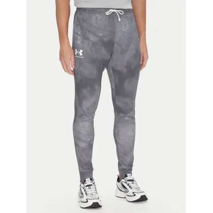 Zdjęcie Under Armour Spodnie dresowe Rival Terry Printed 1390143 Szary Regular Fit