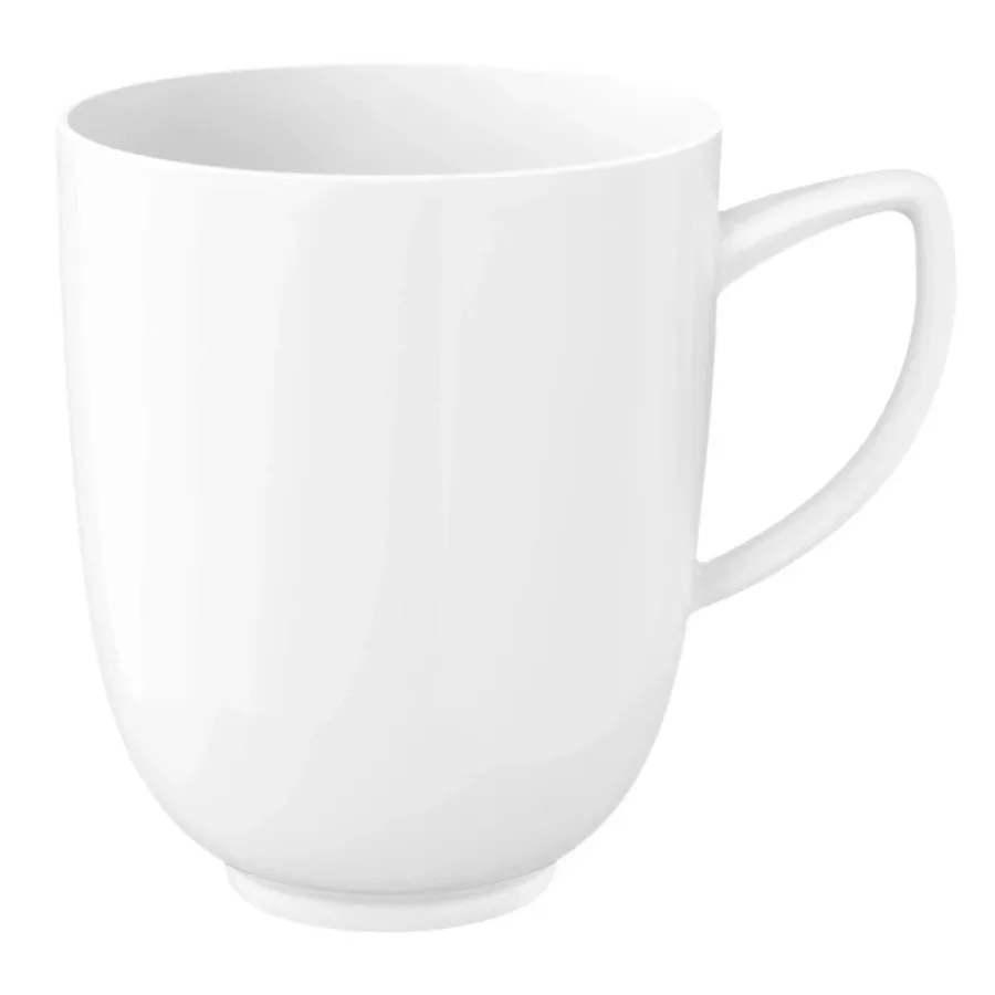 obrazek 1 Prestiżowy biały porcelanowy kubek o nowoczesnym kształcie – Tettau