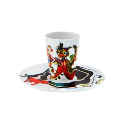 Zdjęcie Cudowna porcelanowa filiżanka do kawy ze spodkiem - Vista Alegre